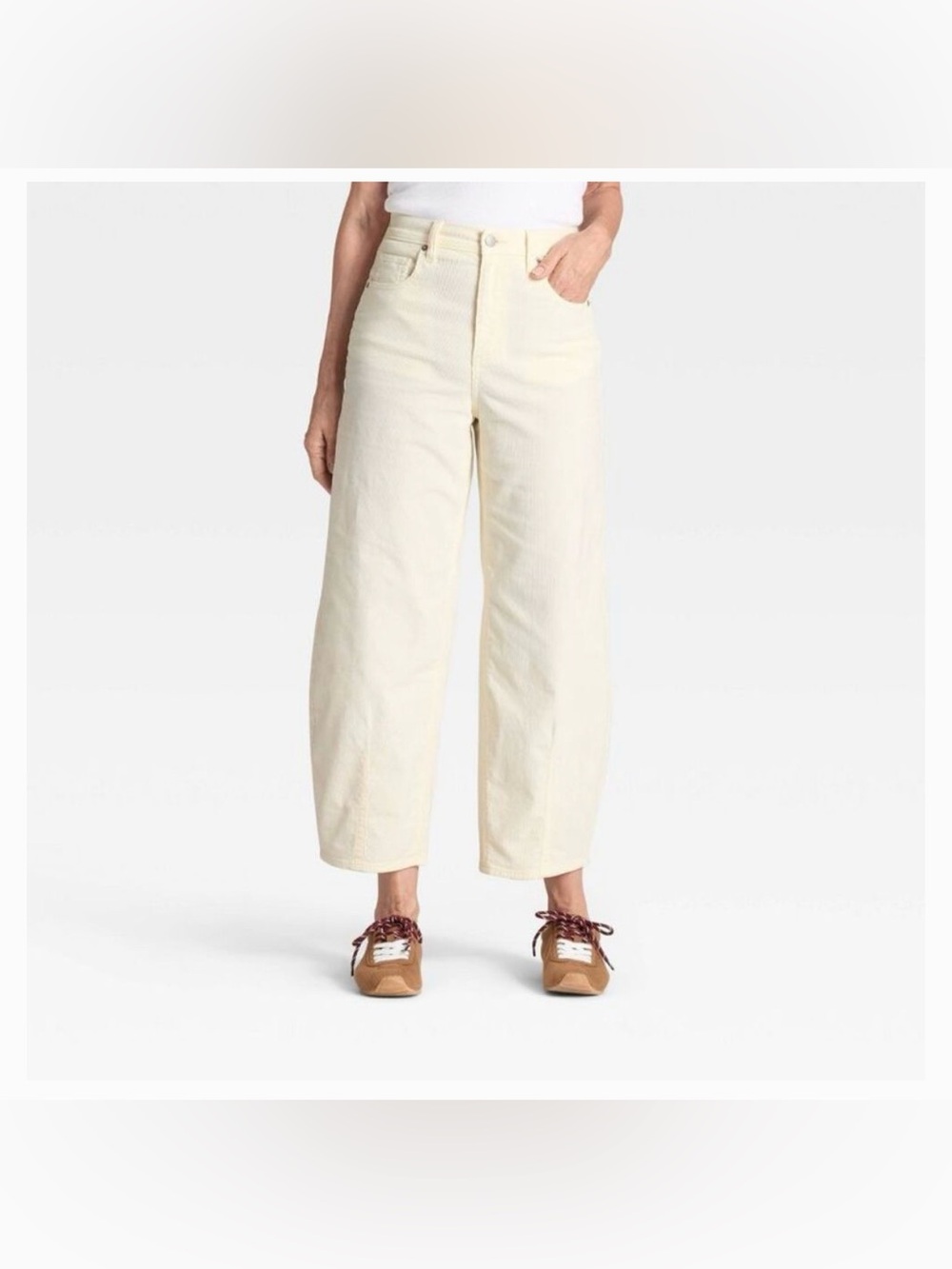 A New Day High Rise Cord Easy Barrel Pants